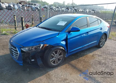 2018 Hyundai Elantra Sel z USA, uszkodzony, nr VIN 5NPD84LF2JH257716